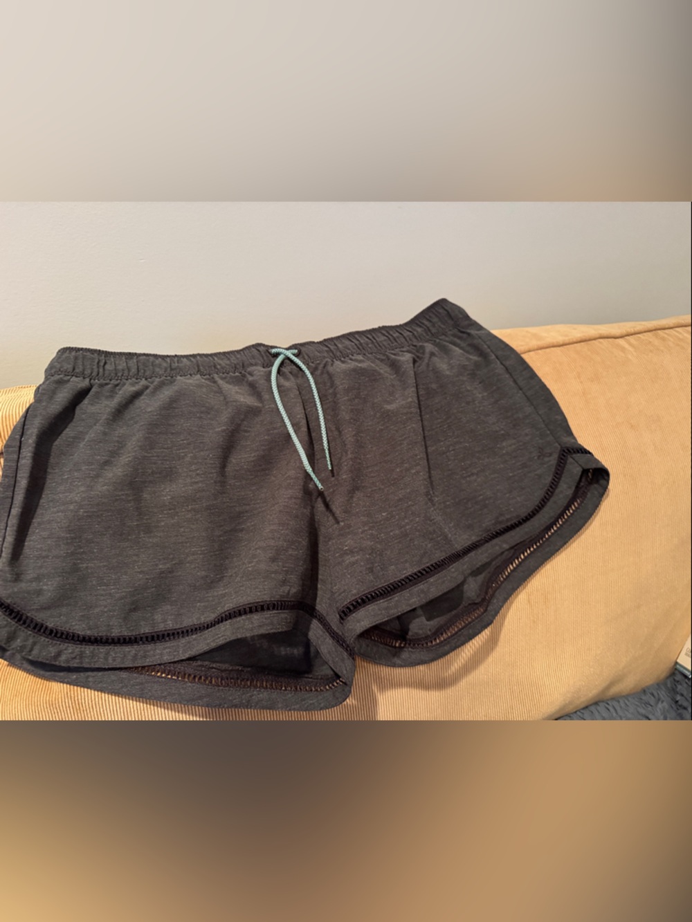prAna charcoal Shorts with Drawstring